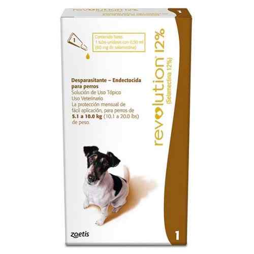 Revolution Antipulgas 12% / 0.50ml (5.1 10kg) (1 Unidad)