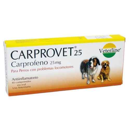Carprovet 25mg / Carprofeno Antiflamatorio 25mg Blister