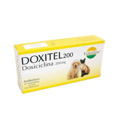Doxitel/ Doxiciclina Antibiótico 200mg (8 unidades) Blister