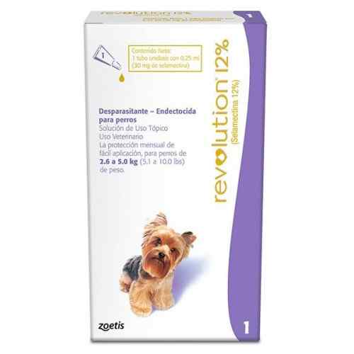 Revolution Antipulgas 12% / 0.25ml (2.6 5kg) (1 Unidad)